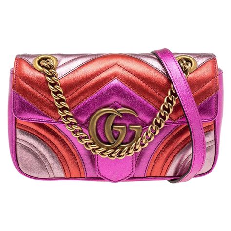 gucci marmont bag multicolor|gucci marmont suede bag.